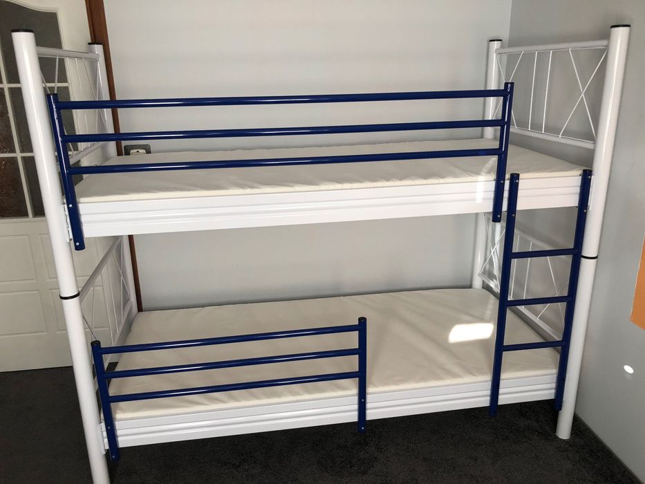 Łóżko piętrowe PREMIUM – stalowa konstrukcja, nie do zniszczenia!