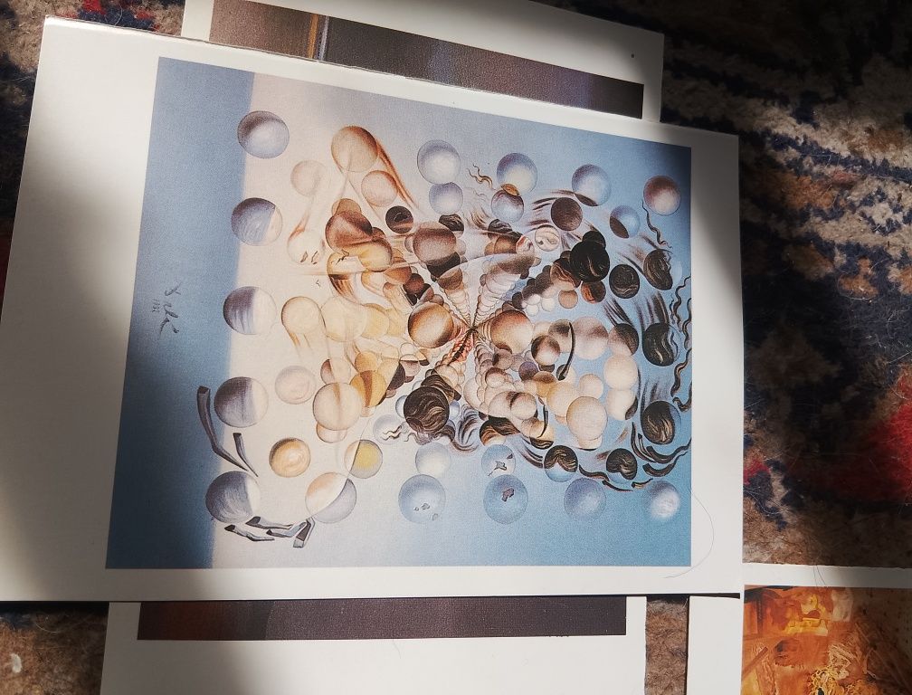 Salvador Dalí 27 postais 1985 novos