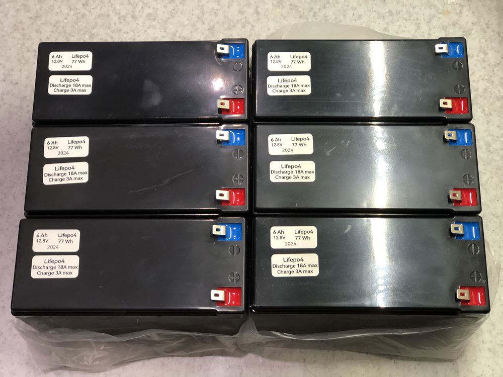 Аккумуляторная батарея LiFePO4 12 В 15Ah 6Ah 12V для ДБЖ UPS роутера
