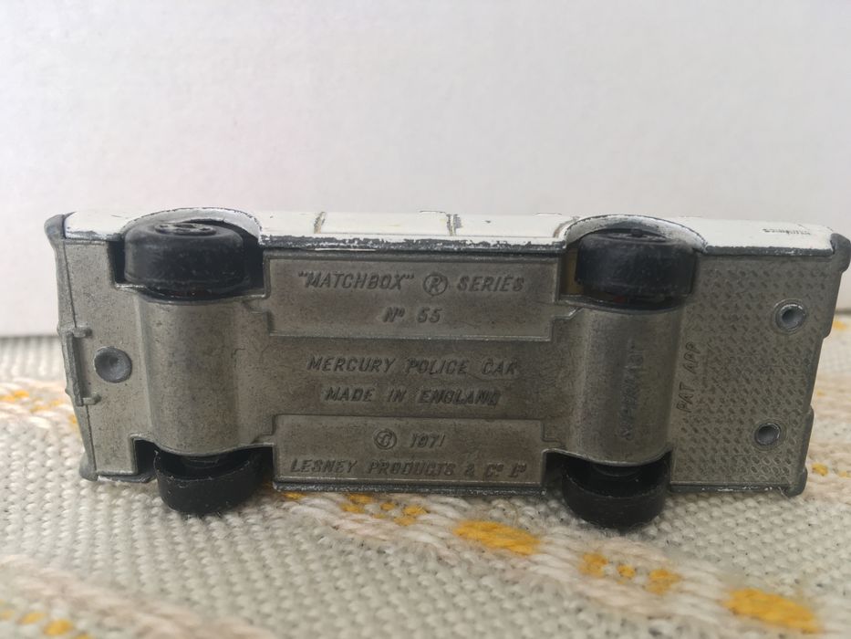 Matchbox Mercury Police Car 1971