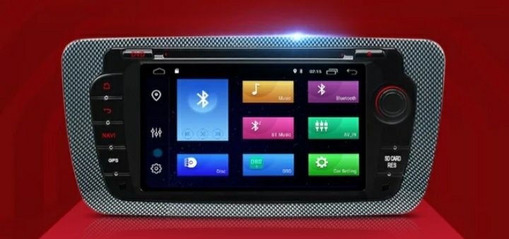 Auto Rádio Android Seat Ibiza 6j 2009 a 2013 GPS DVD USB Bluetooth