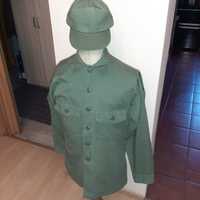 Oryginalna koszula i czapka olive us-army