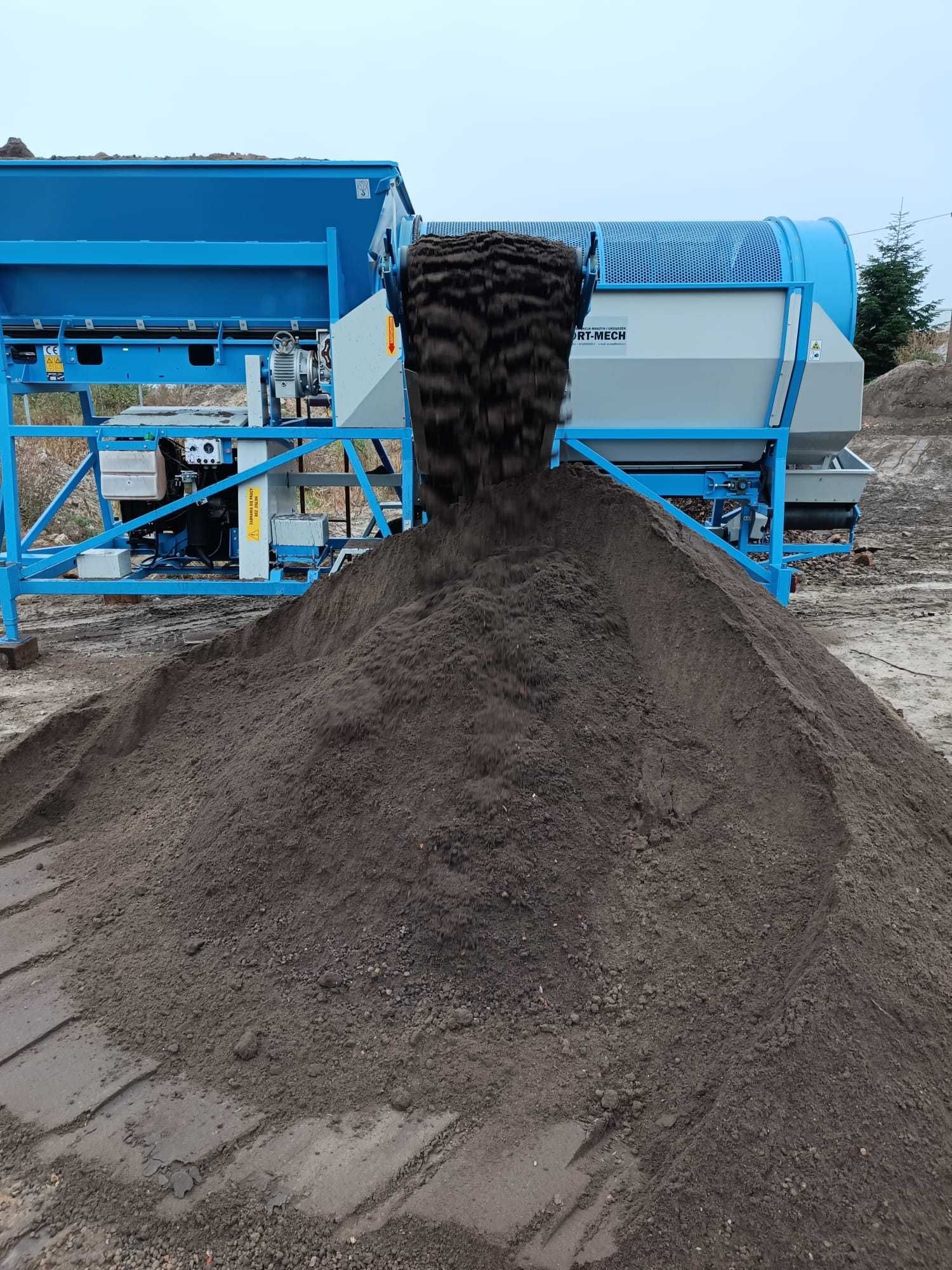 ziemia ogrodowa pod trawnik sortowana. Torf.