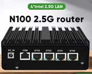 Router ideal para pfSense | Mini PC c/4 Portas de 2.5 Gbps