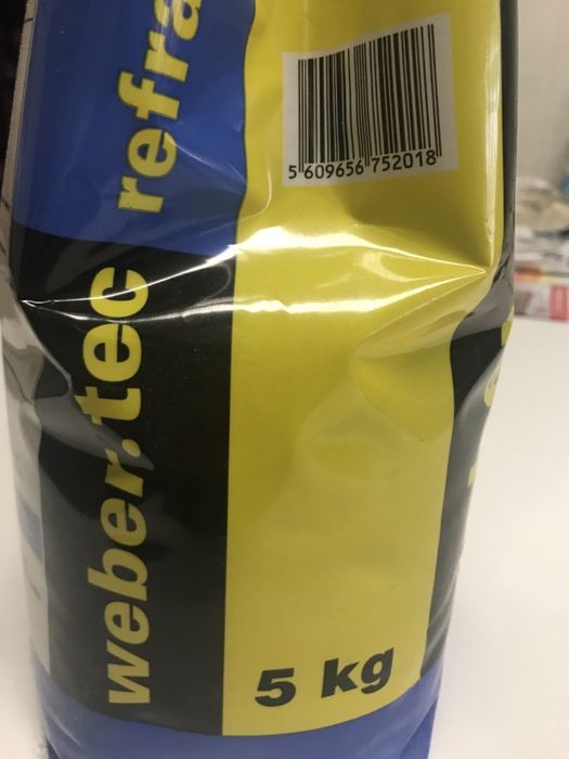 Saco 5kg argamassa refractária