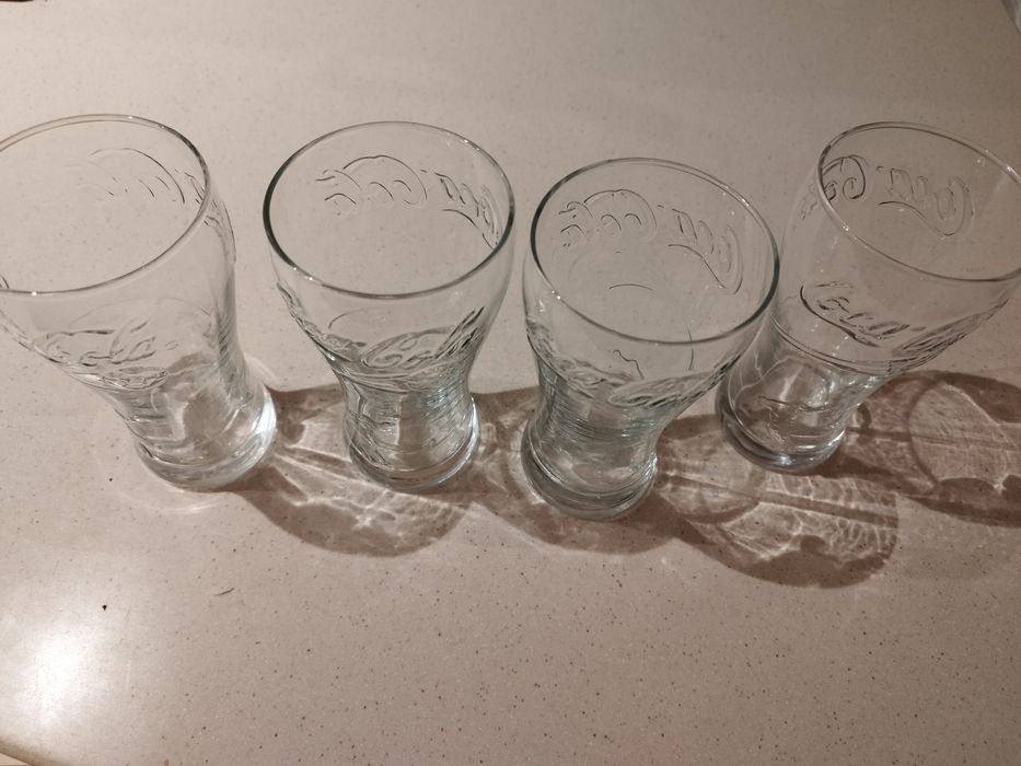 Coca Cola szklanki z piłkarzem zestaw