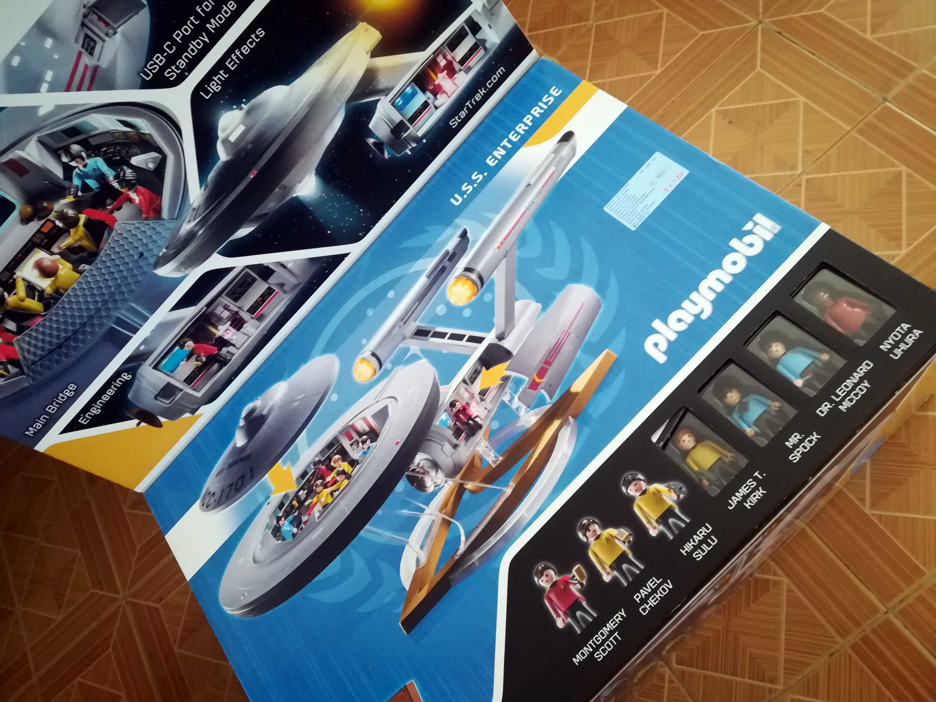 Playmobil Star Trek - réplica da nave USS Interprise