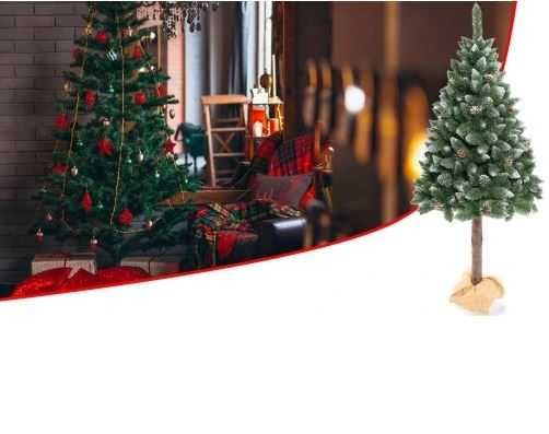 Sztuczna choinka świąteczna 150 cm – bardzo gęsta, naturalny wygląd