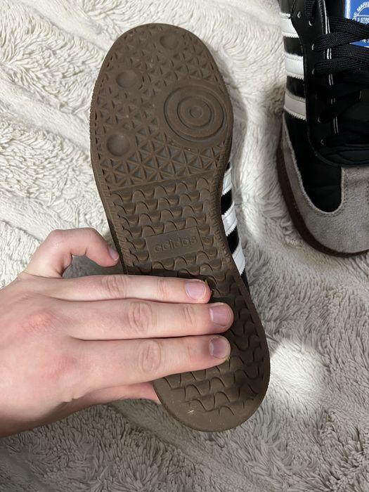 ADIDAS SAMBA Vegan (42) 27см мужские кеды кроссовки оригинал кожаные