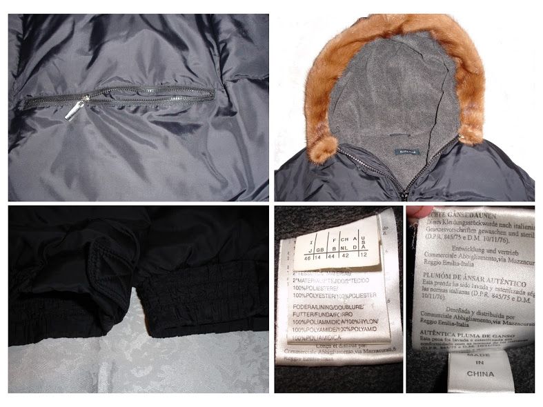 ПУХОВИК/куртка пухова НАТУРАЛЬНА 46-48 р. ЖОВТА і ЧОРНА. З капюшоном.