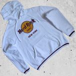 Худі білосніжне Hard Rock cafe big teddy logo (Розмір М)