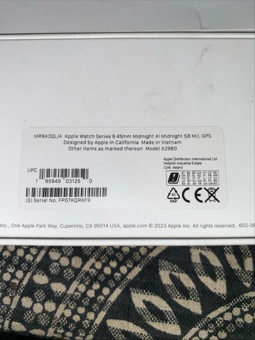 Apple Watch Serie 9 45mm MidNight