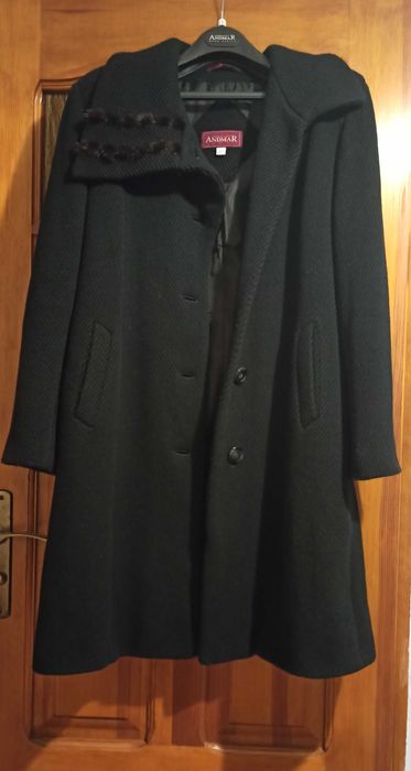Płaszcz damski 80% wełna r. L