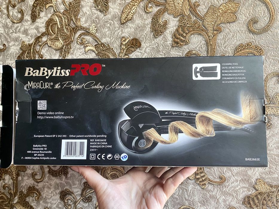 Автоматична плойка BABYLISS PRO. Праска для волосся. Фен.