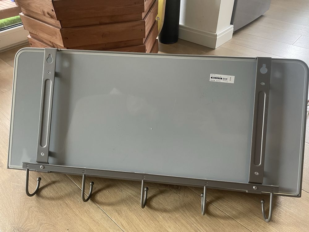 IKEA SYNNERBY Lustro z półką i hakami