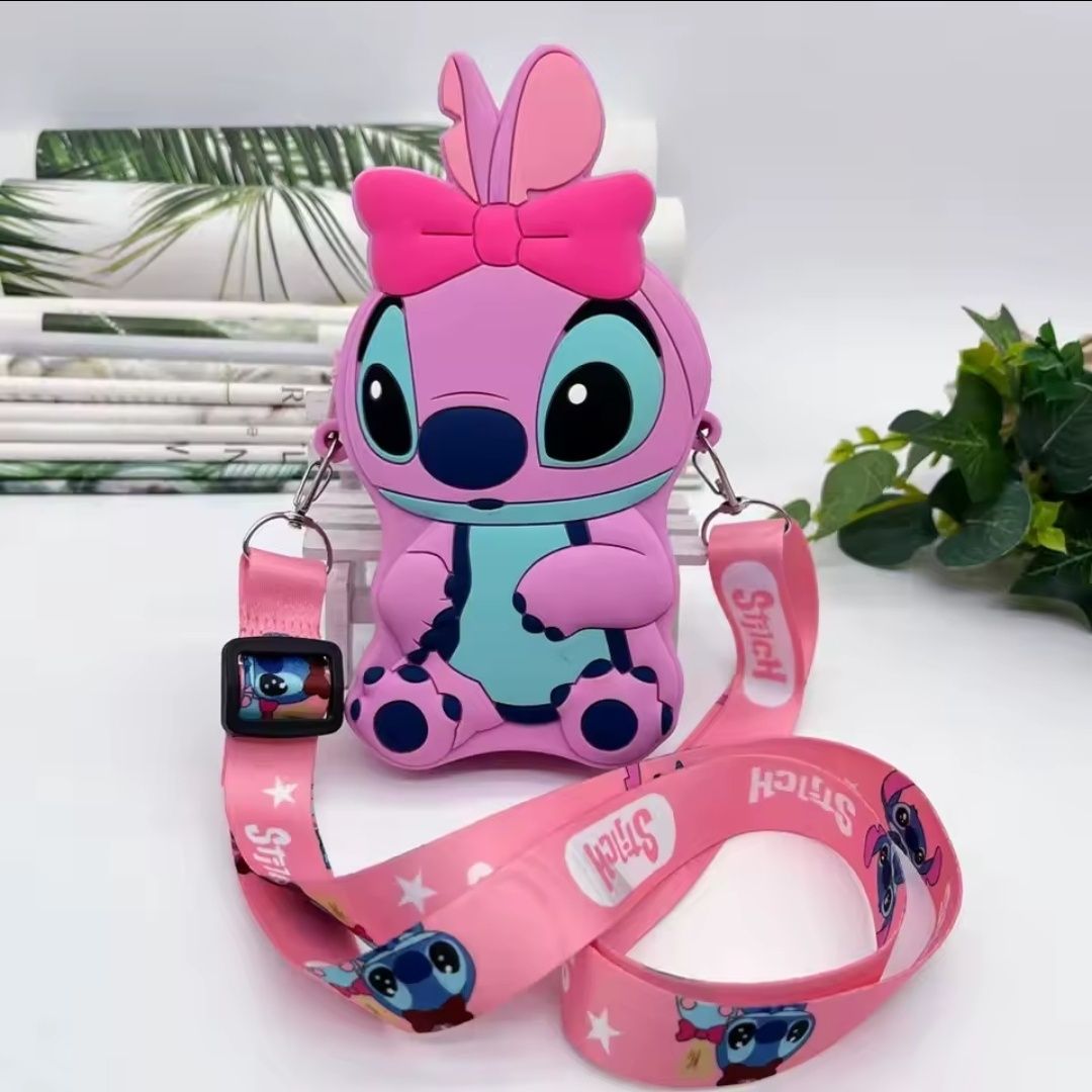 Силиконовая сумка сумочка через плечо стич stitch