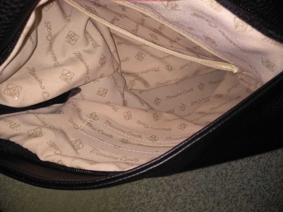 Torebka damska czarno- żółta-nowa