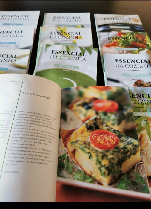 Coleção de 41  livros de culinária