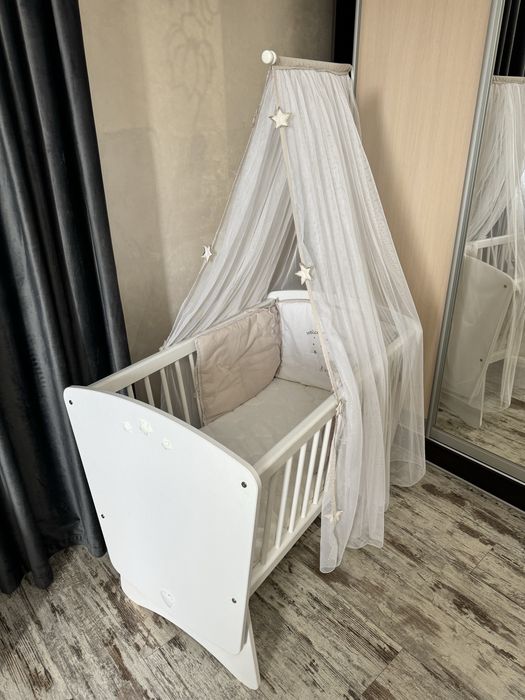 Продам дитяче ліжечко star  з матрасом