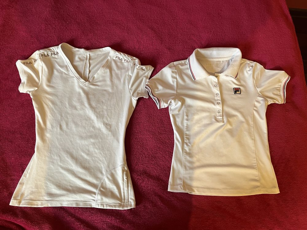 Dwie bluzki marki Fila