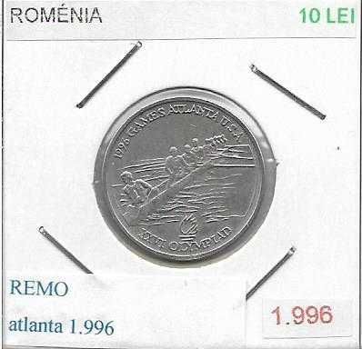 Moedas - - - Roménia - - - "Jogos Olímpicos - U.S.A. - 1996"