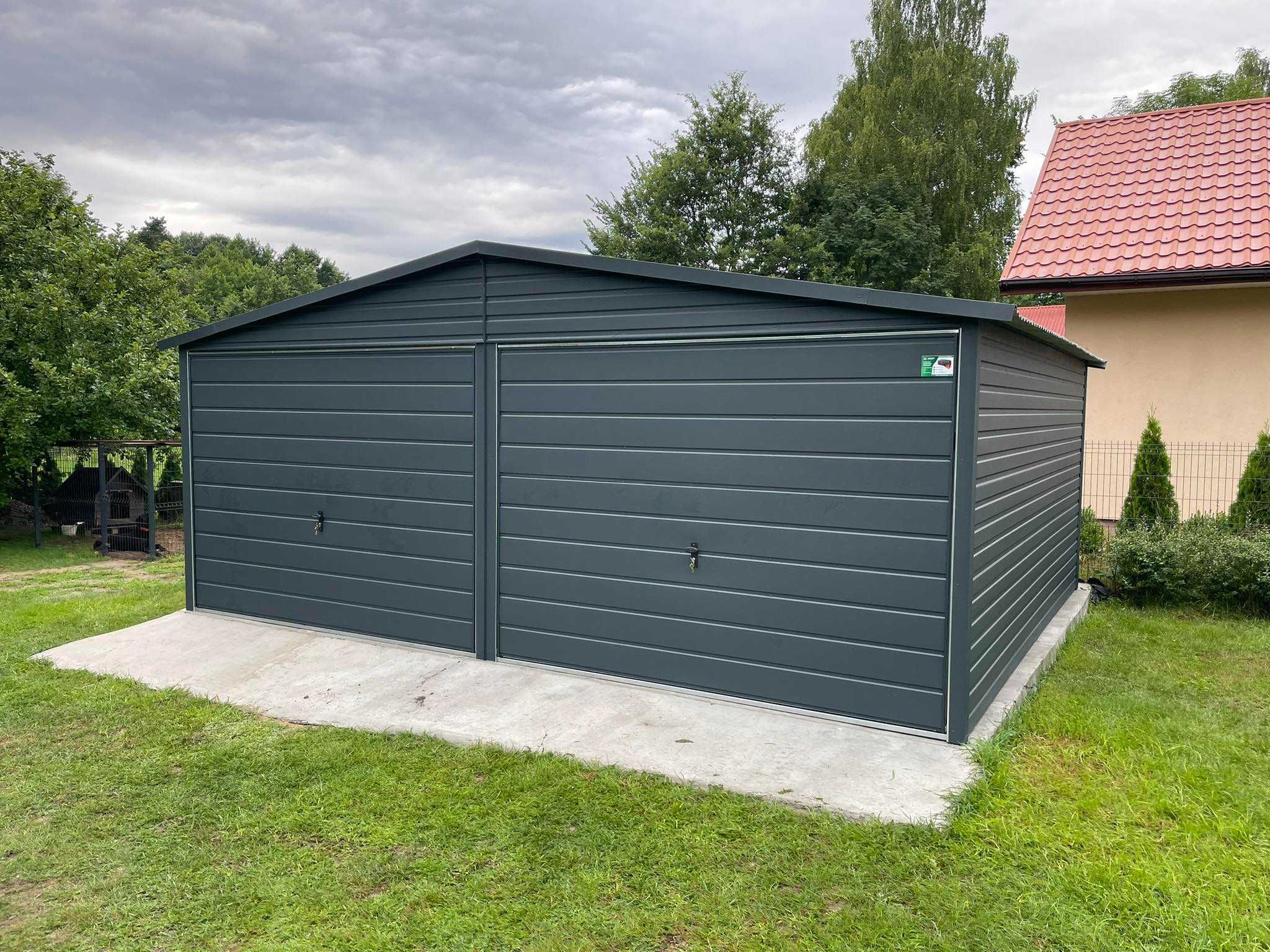 Garaż blaszany 6x5 PROMOCJA. PROFIL OCYNK. Producent. Cała Polska