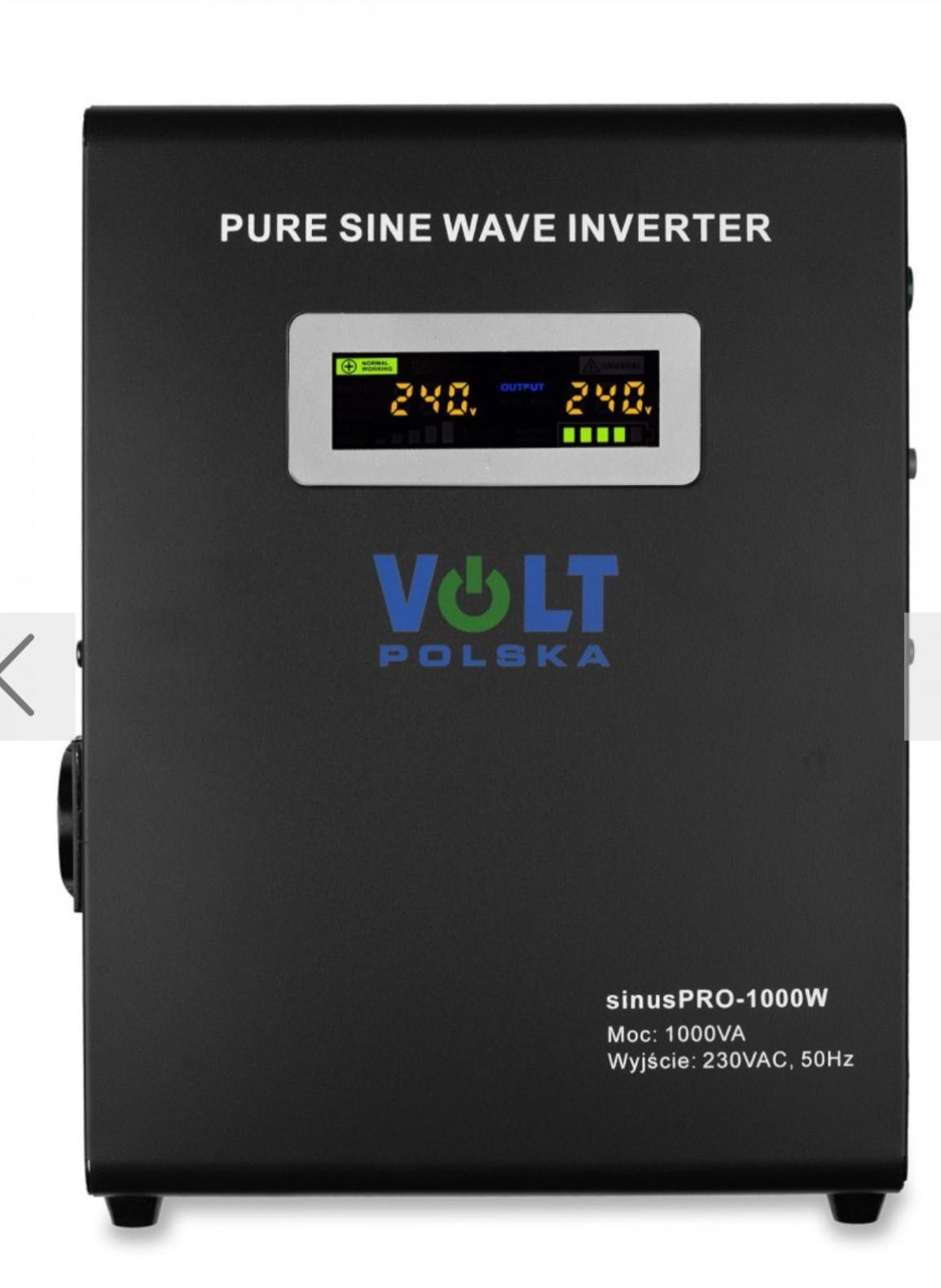 Перетворювач-ДБЖ VOLT POLSKA SINUS PRO 1000 W 12/230V (700/1000W)