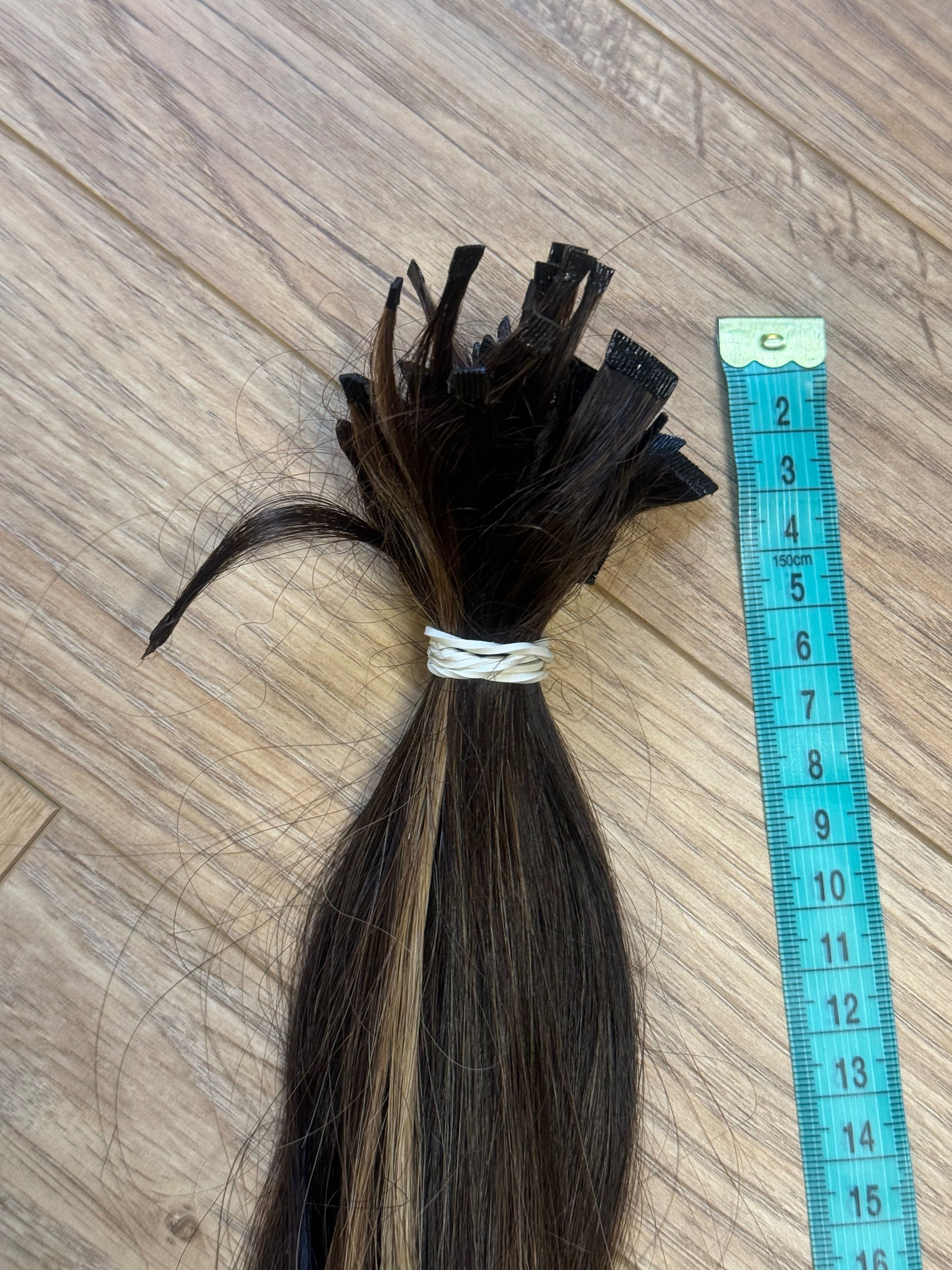 Włosy słowiańskie przygotowane pod metodę keratynową