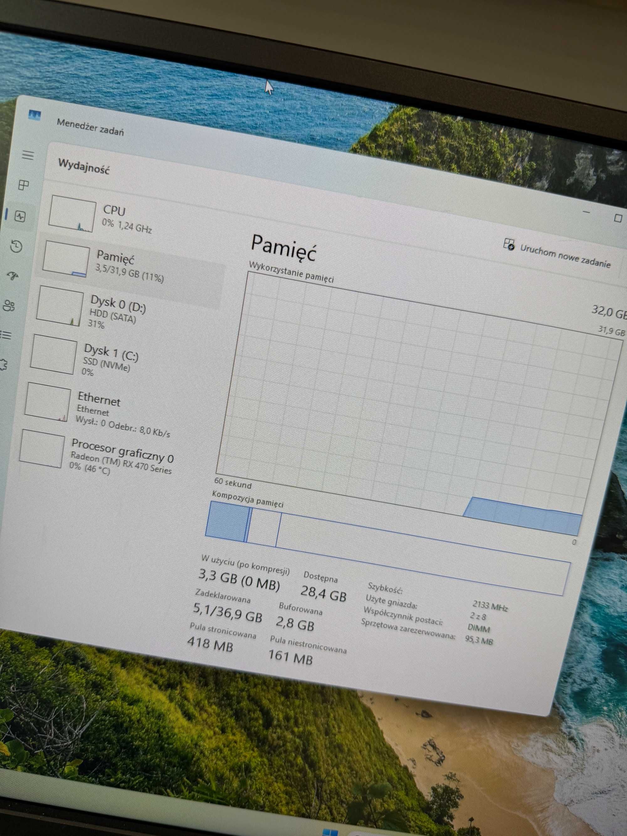 Komputer do gier i nie tylko XEON e5, RX 470 32 GB RAM, SSD+HDD warto!