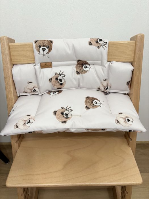 Wodoodporne poduszki Stokke Tripp Trapp Baby Set misie beż