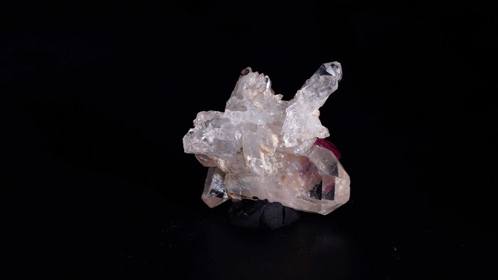 Turmalin Różowy Rubelit na Kwarcu | 8.2 gr | Minerał Kryształ Kamień