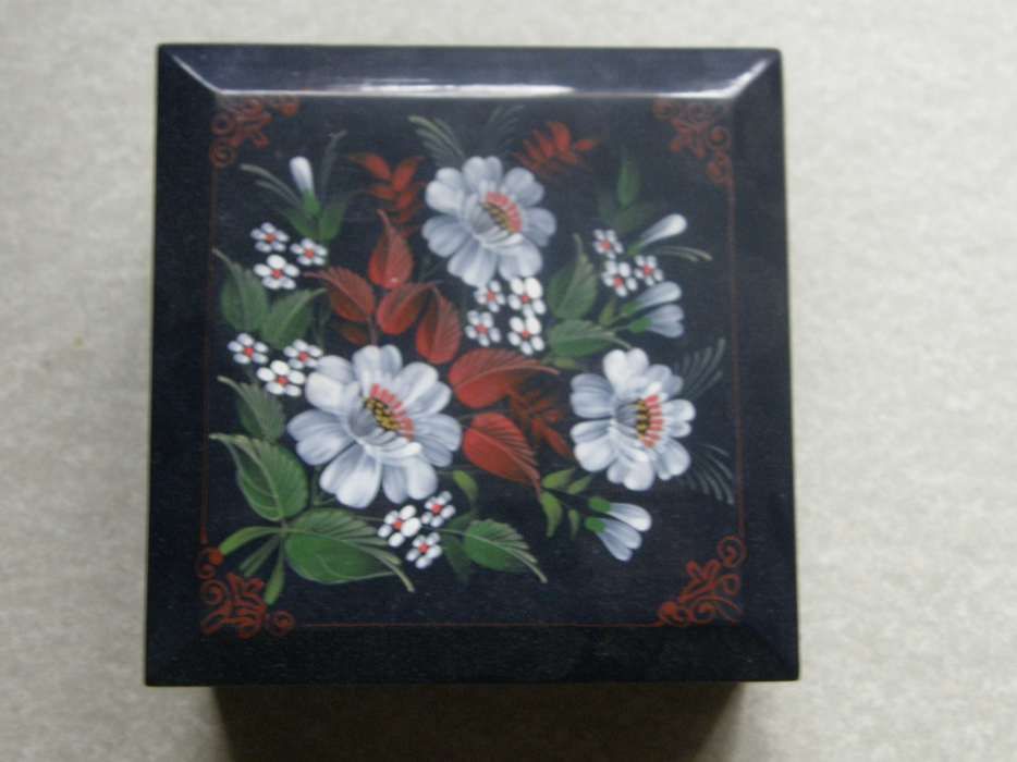 Шкатулка Великий Устюг ! Художественная роспись Красивая новая СССР