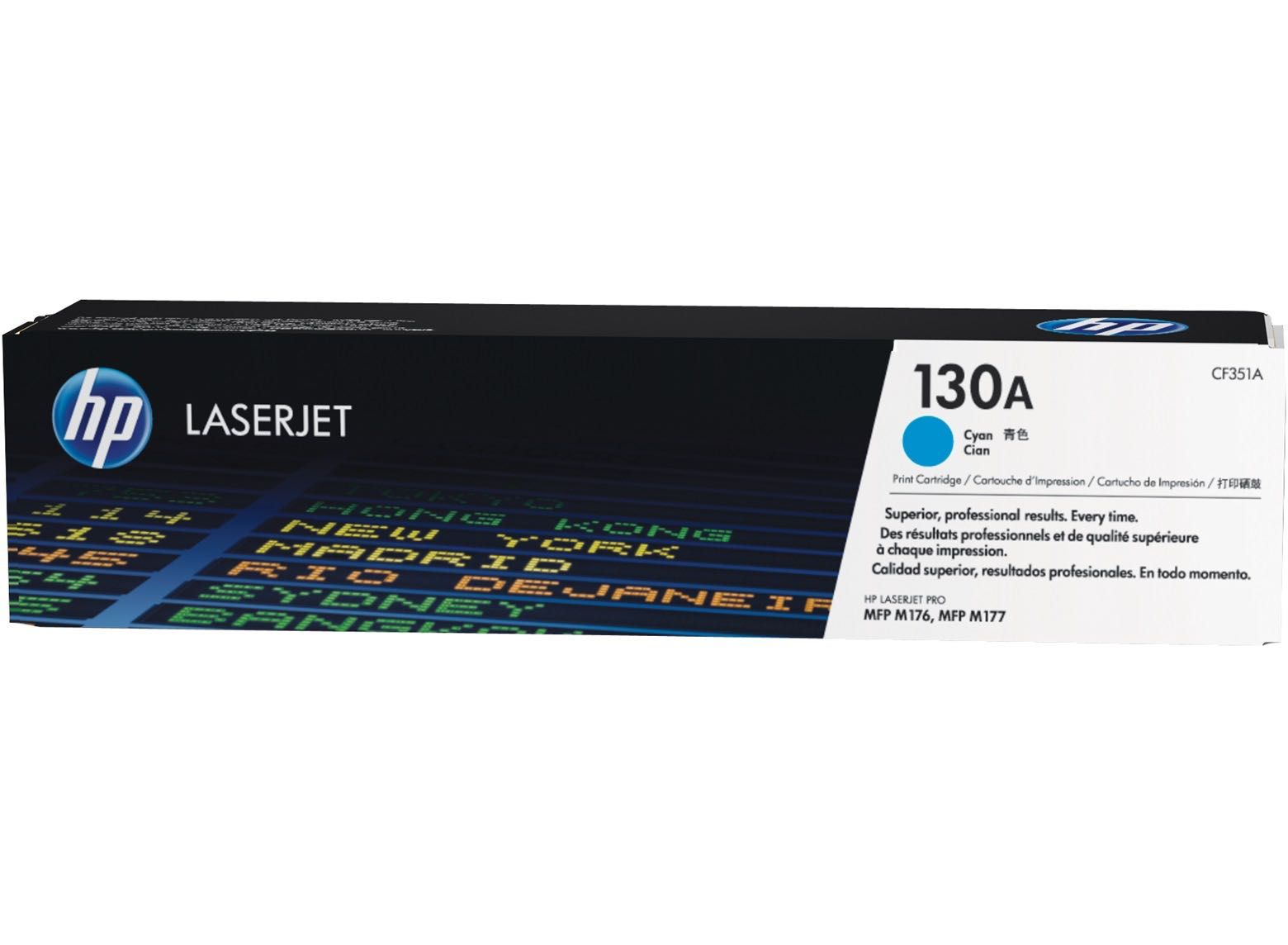 Toner HP 130A CF351A cyan niebieski ORYGINALNY nowy do MFP M176 M177