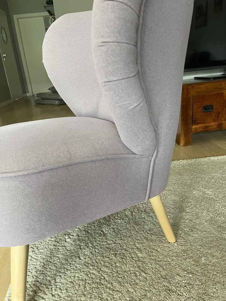 Ikea Gubbo fotel liliowy