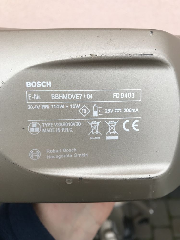 Пилосос Bosch акумуляторний 20.4v порохотяг на батарею