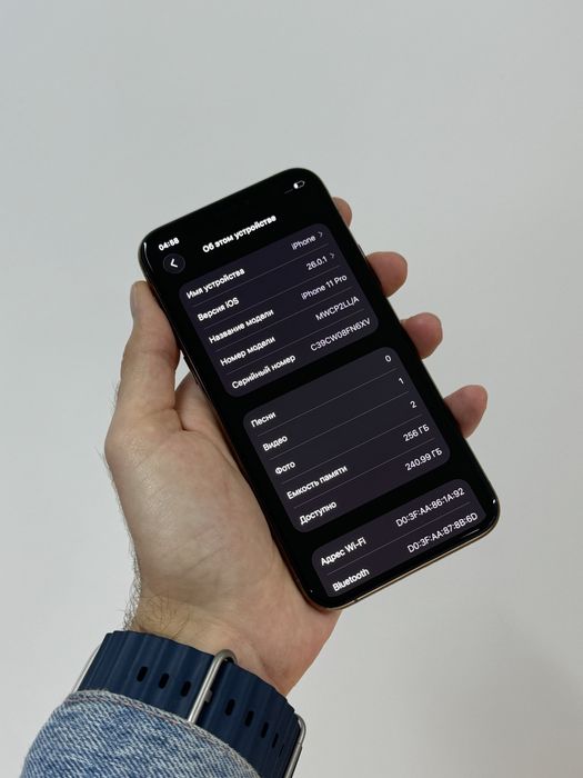 iPhone 11 Pro 256 Gb Gold Neverlock АКБ 89% Отличный