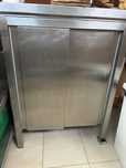 Bancada inox fechada