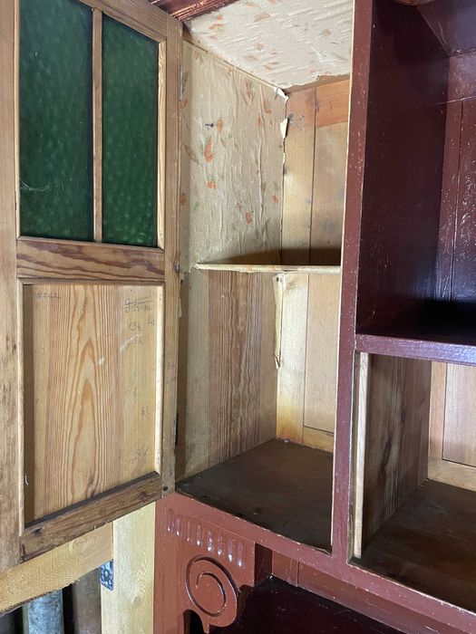 Kredens PRL komoda segment ludowszczyzna Vintage