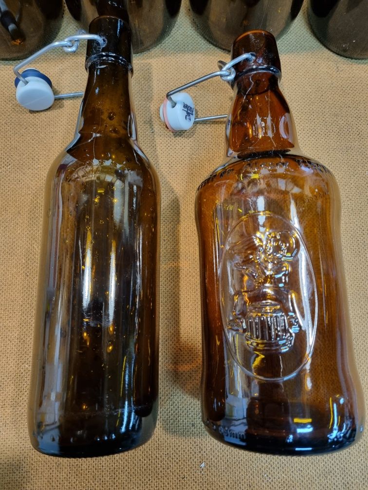 Butelki szklane z zamknięciem