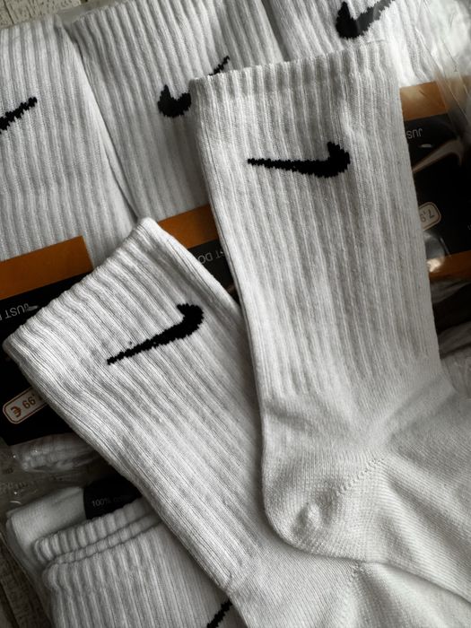 •	Хіт! Білі жіночі шкарпетки 100% бавовна — супер якість