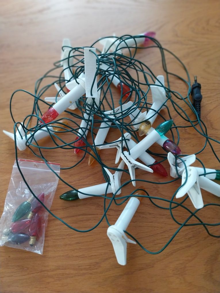 Lampki choinkowe PRL