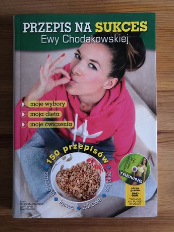 Książka Przepis na sukces Ewy Chodakowskiej + płyta z ćwiczeniami