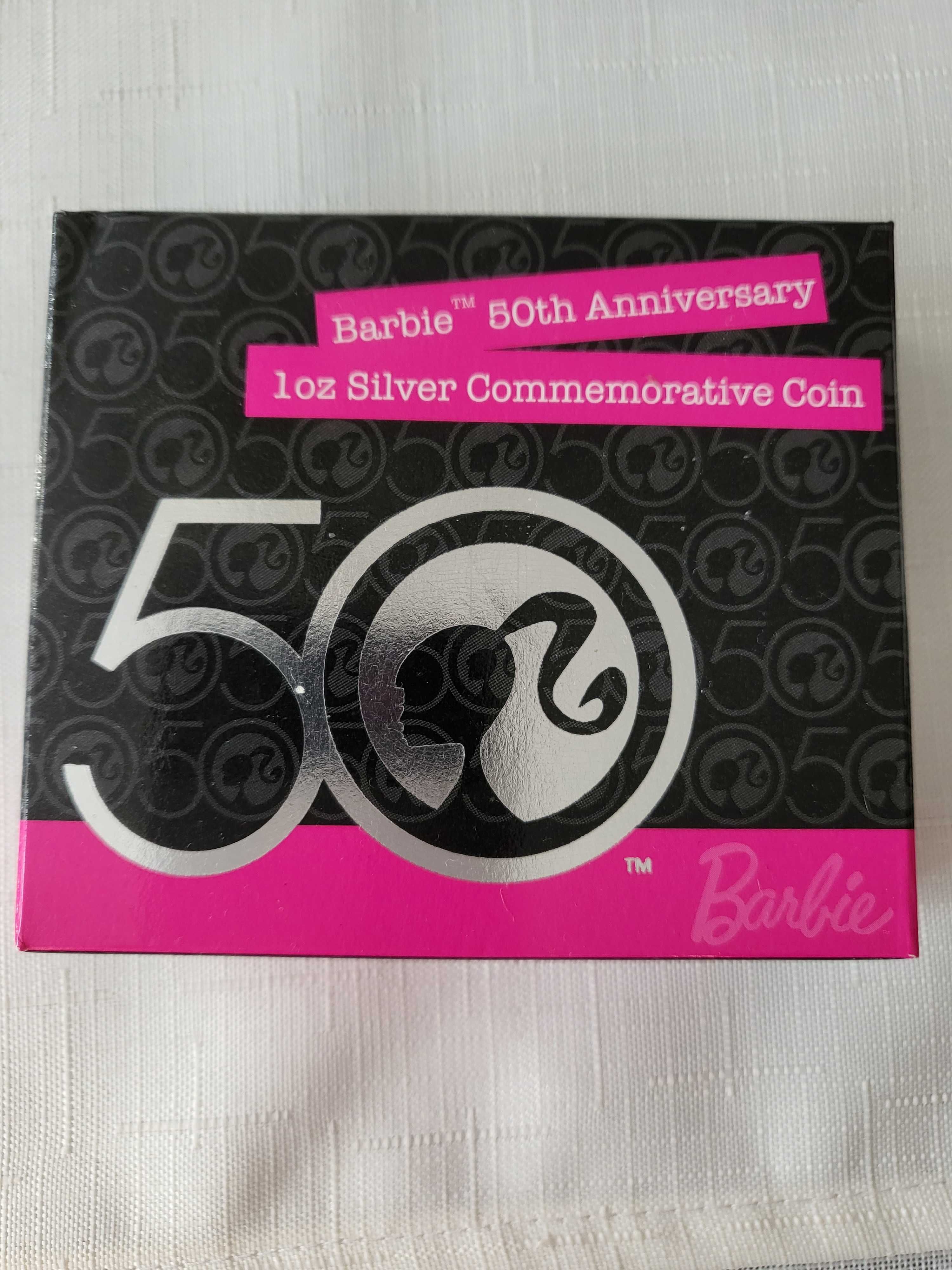 Moneta  Barbie 50 rocznica Prezent Święta