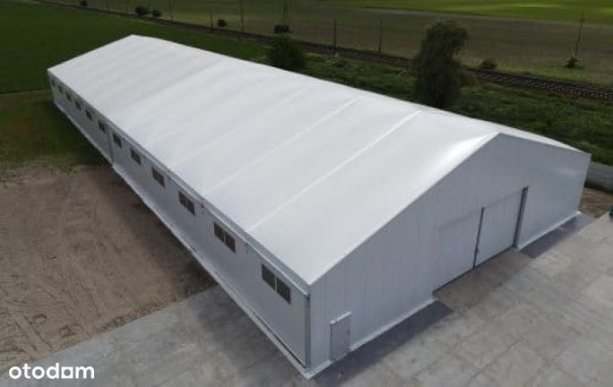 Hala namiotowa dwuspadowa 20x80x5m - NOWA !