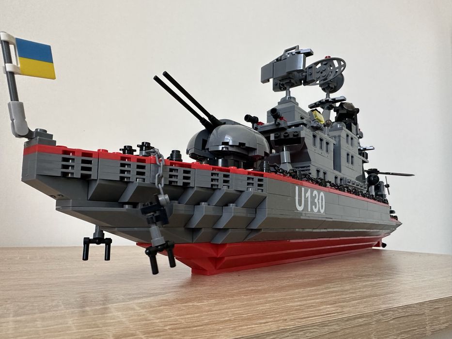 Конструктор ІBlOCK (аналог LEGO), корабель 65 см