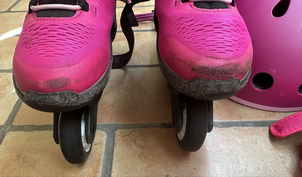 Комплект дитячіх роликів Rollerblade Microblade Neon Pink 36,5-40,5