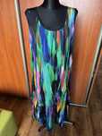 Letnia kolorowa sukienka plus size
