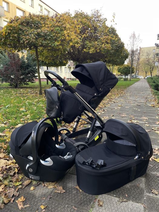 Wozek Ibebe 3w1 fotelik cybex+baza