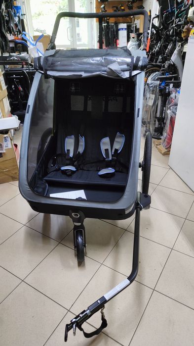 Nowa Przyczepka Rowerowa 2 osobowa Profex Jogger 93510