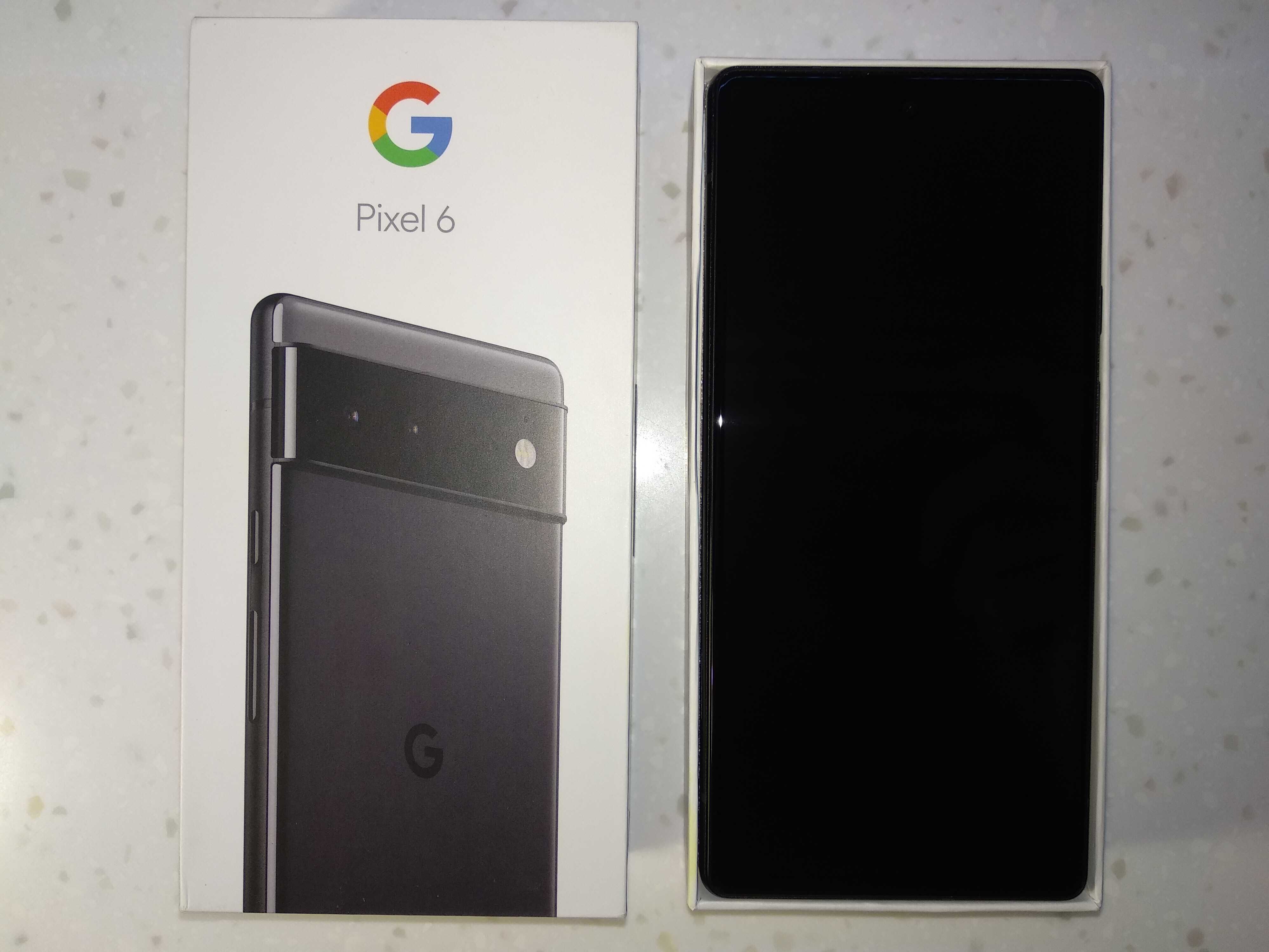 НОВЫЙ - Google Pixel 6 8/128Gb Stromy Black Android 14 NEVERLOCKED